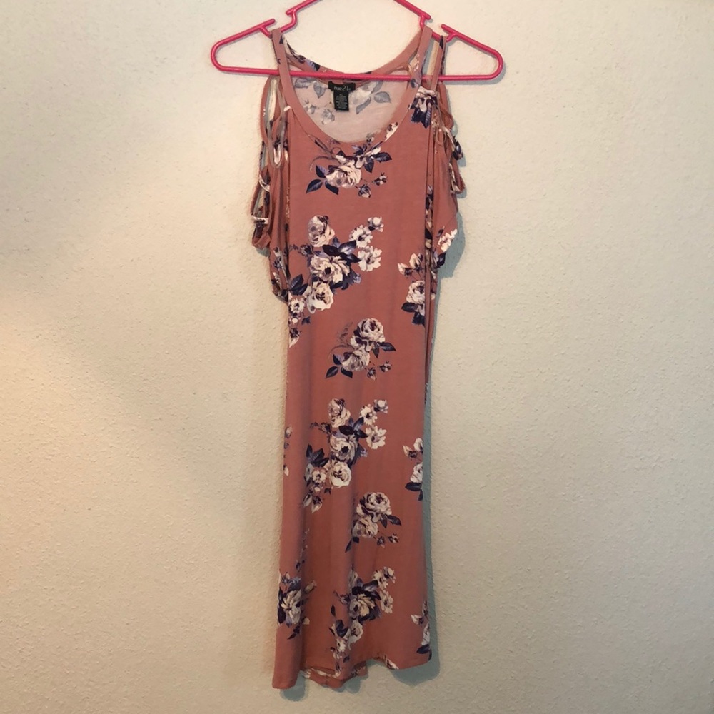 Flower printed dress
